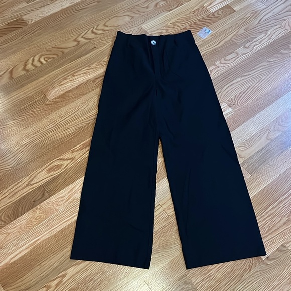 Anthropologie The Colette Cropped Wide-Leg Pants Magic Fabric Size 27 NWT READ - Picture 14 of 15